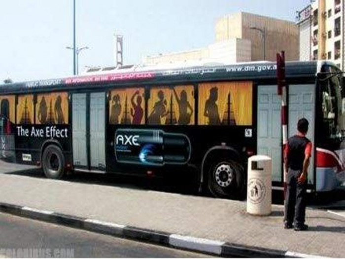 otobüs reklamları