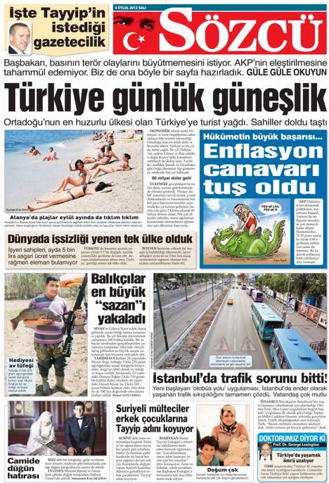 Sözcü Gazetesi Manşetleri - Uludağ Sözlük