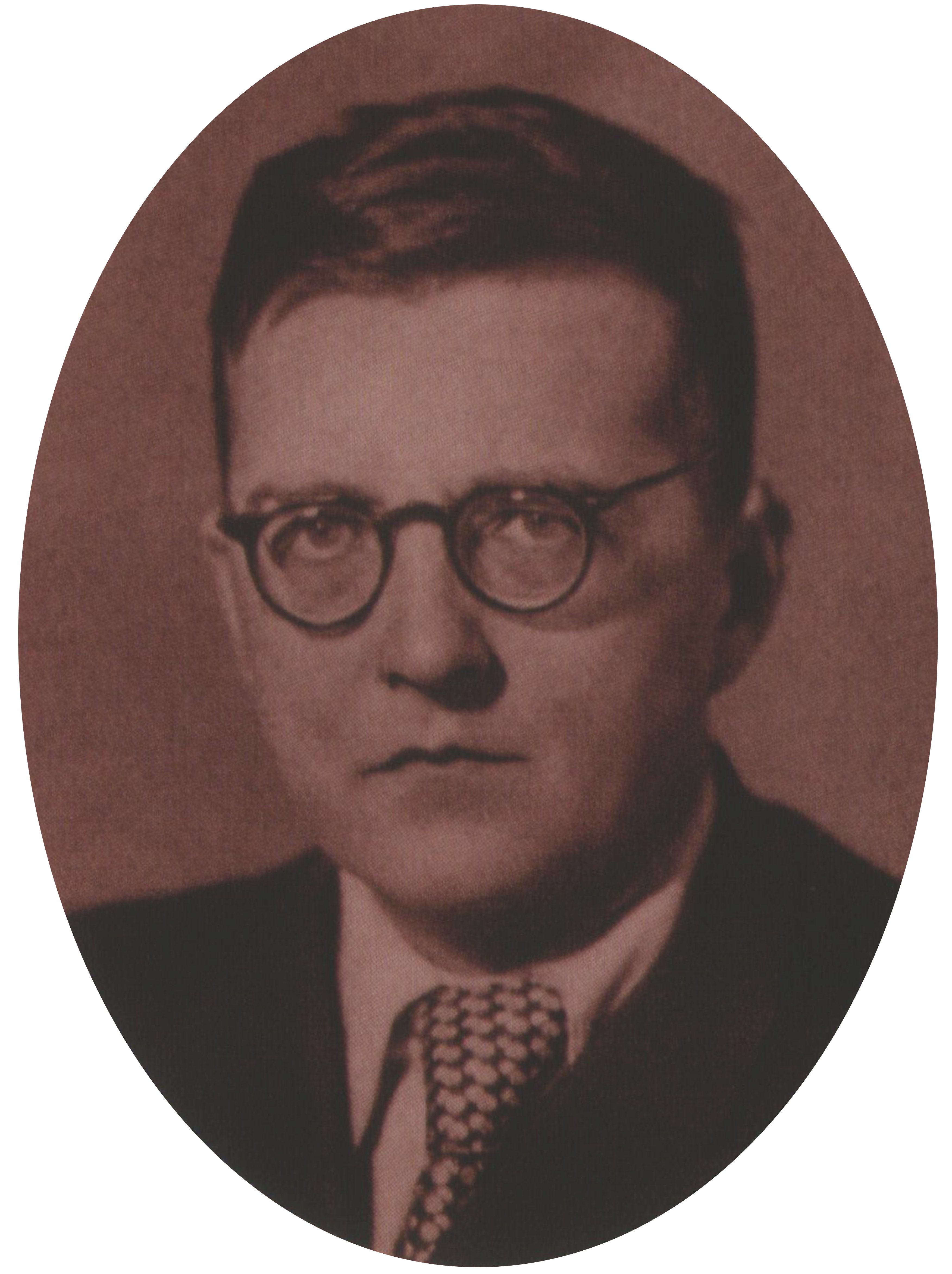 Портрет композитора Шостакович д.д