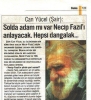 solda adam mı var necip fazıl ı anlayacak / #495373