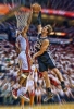 lebron james in tiago splitter a yaptığı blok / #459392