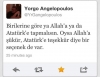 allah a şükür atatürk e teşekkür / #346212