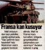 fransa nın mali nin kuzeyini bombalaması