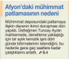 5 eylül 2012 afyonkarahisar da patlama