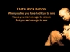 rock bottom / #447144